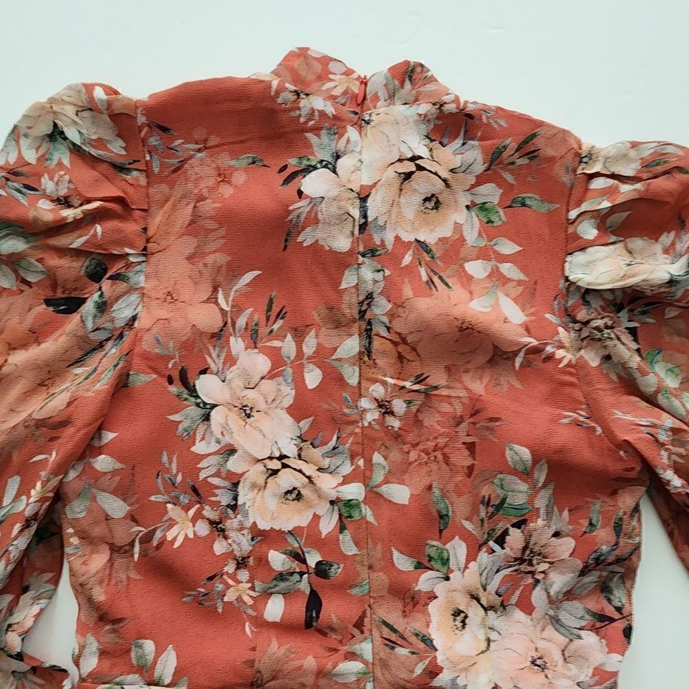 NWOT Yumi Kim - XS Petra Dress in Sweet Blossom Brick Mini - Picture 10 of 11